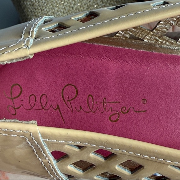 Lilly Pulitzer Resort Wedges Beige Size 8.5 M - Picture 11 of 12